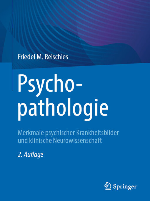 Cover image for Psychopathologie